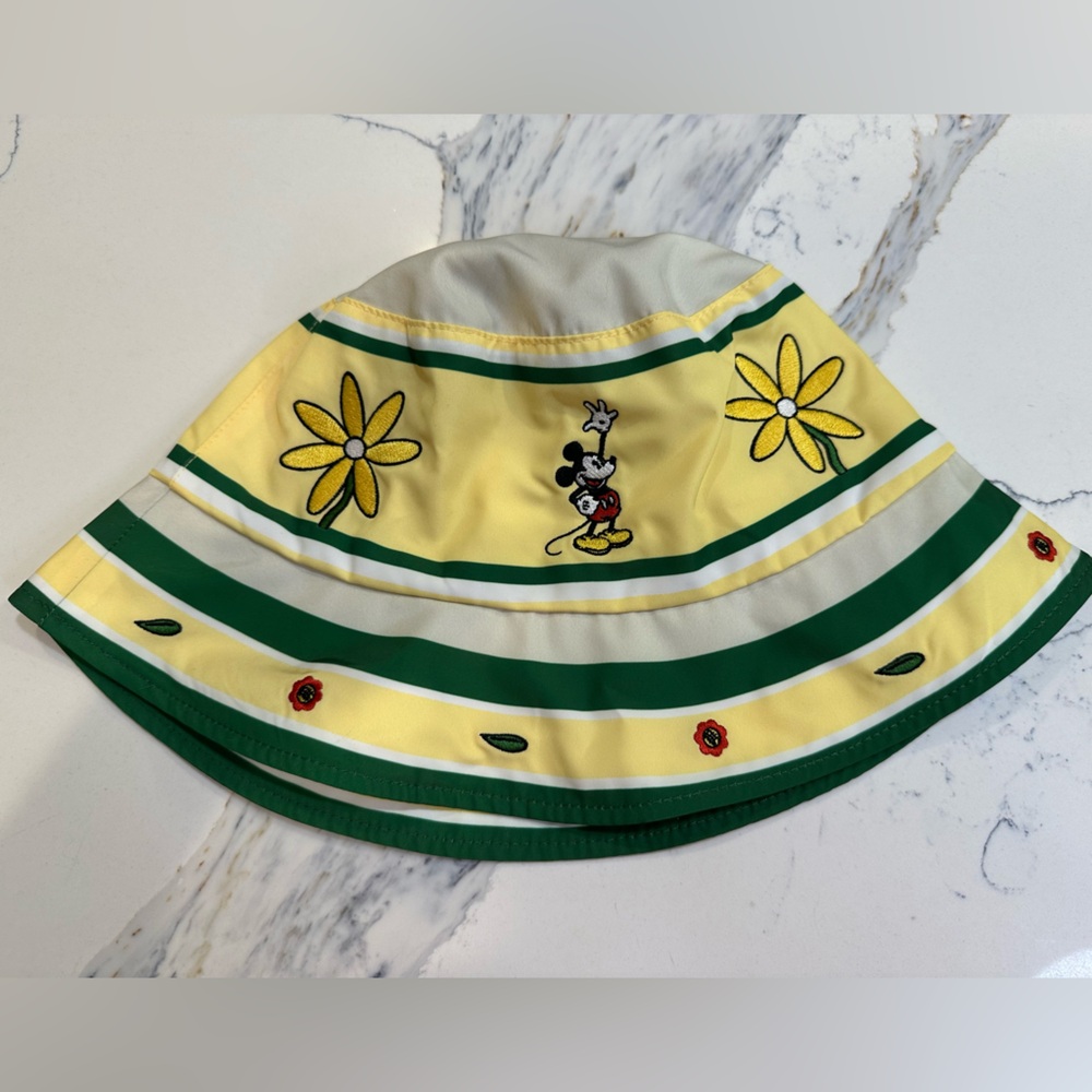 Disney Mickey Mouse and Floral Bucket Hat